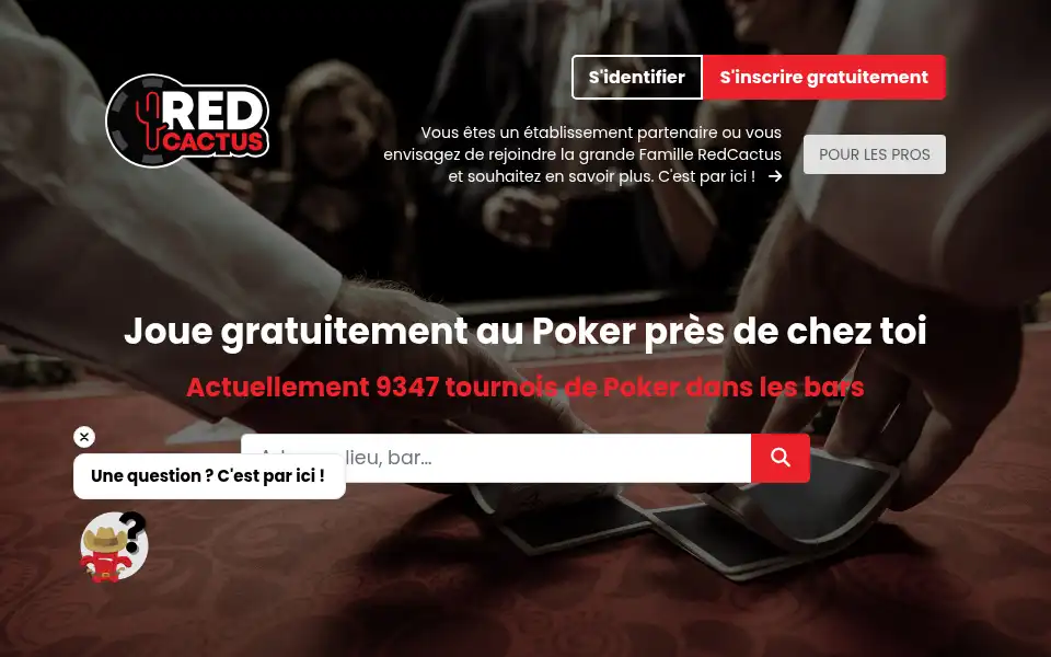 Screenshot of redcactus.fr