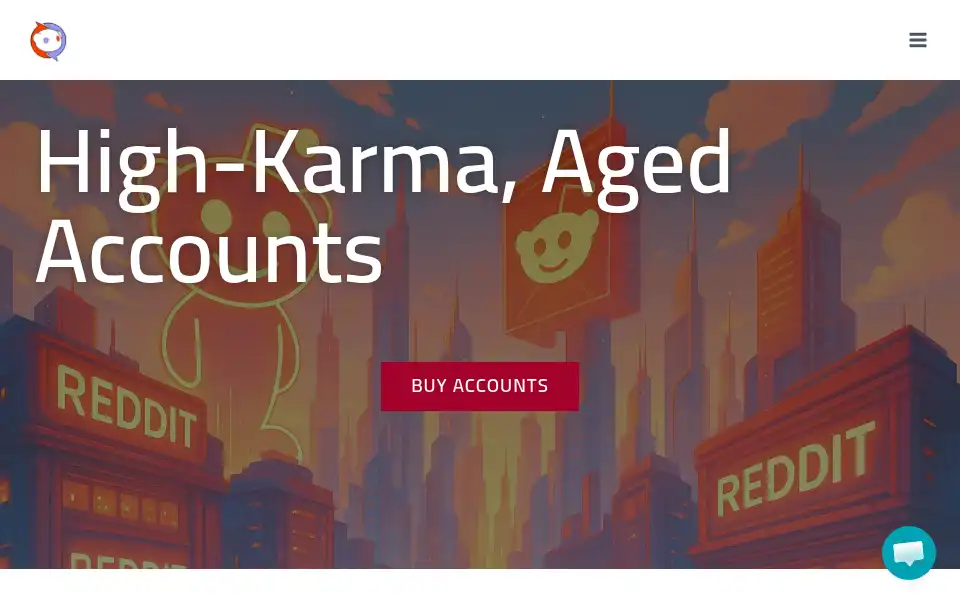 Screenshot of reddaccounts.net