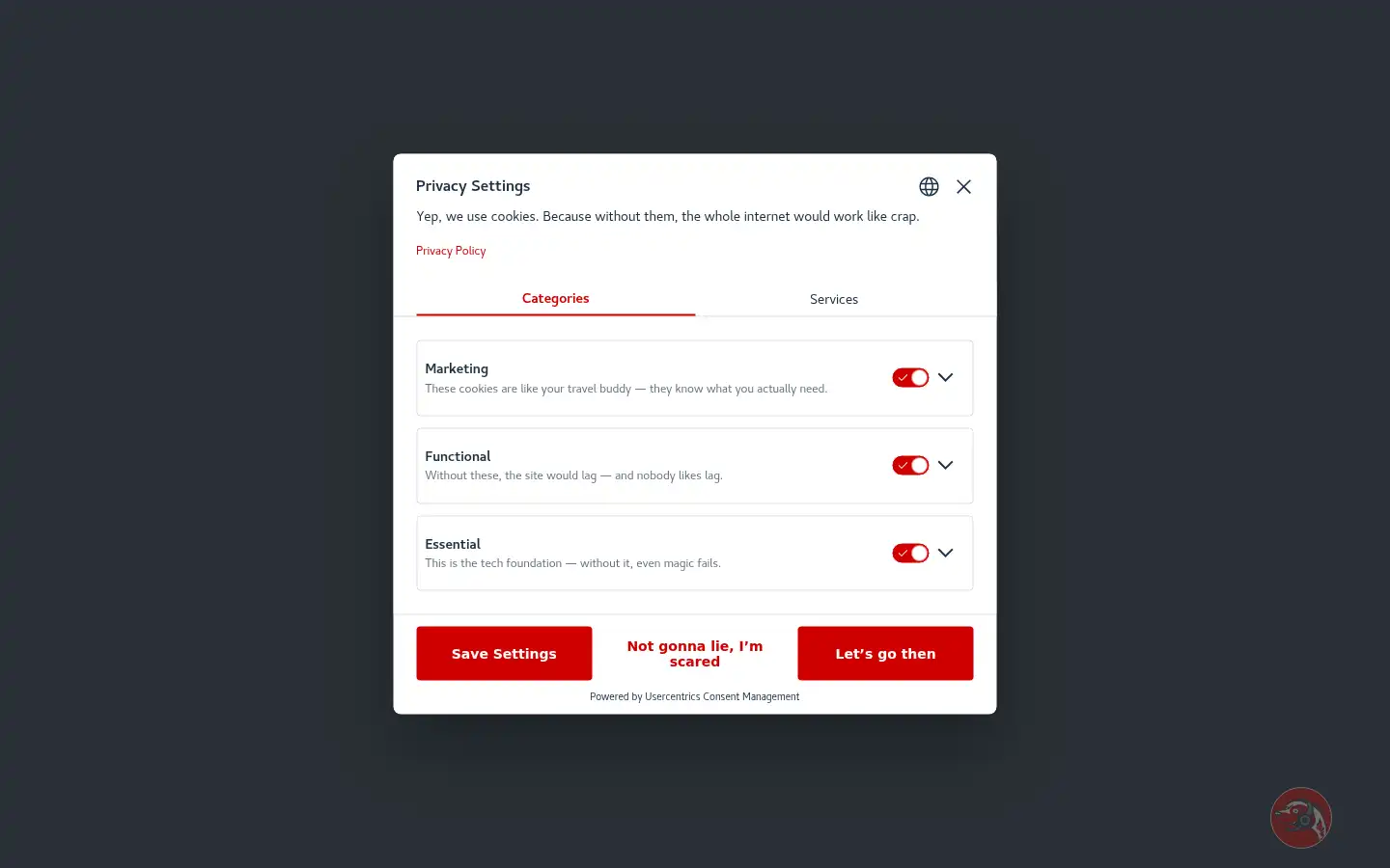 Screenshot of reddog.fish