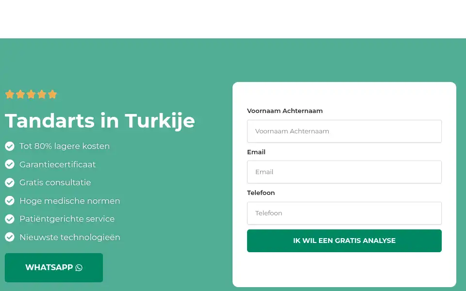 Screenshot of redentistanbul.nl