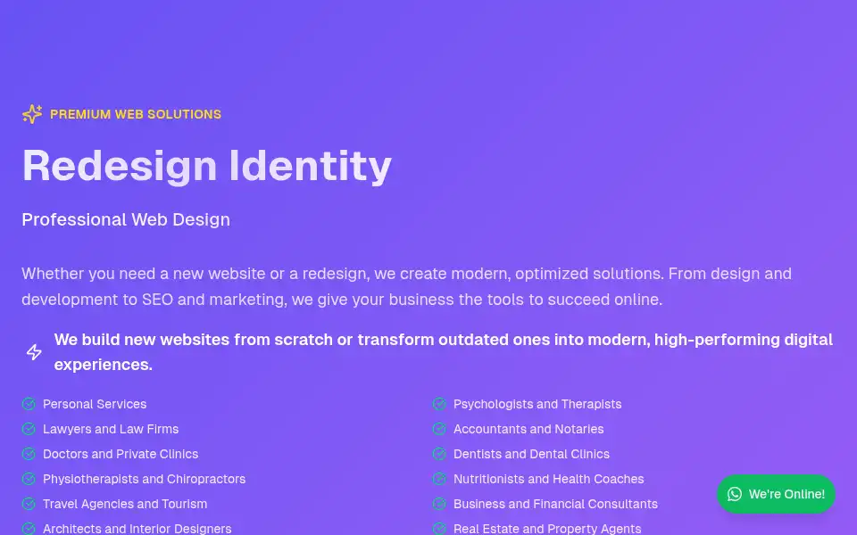 Screenshot of redesignidentity.com
