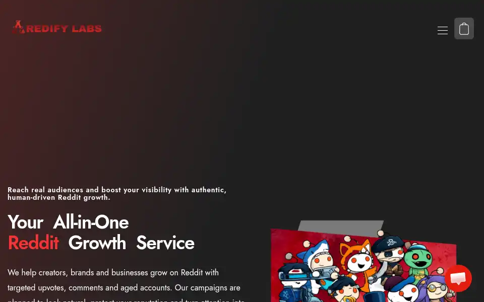 Screenshot of redifylabs.io