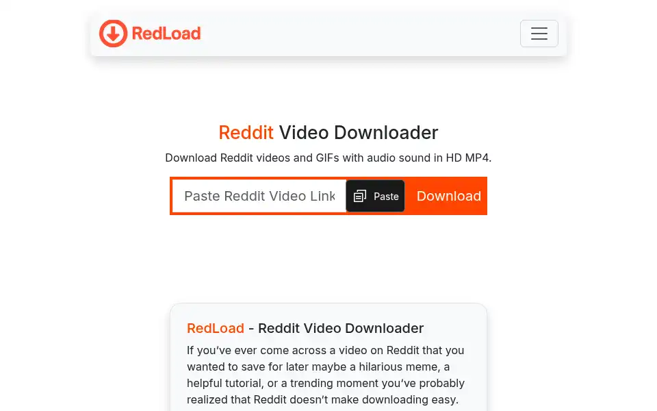 Screenshot of redload.io