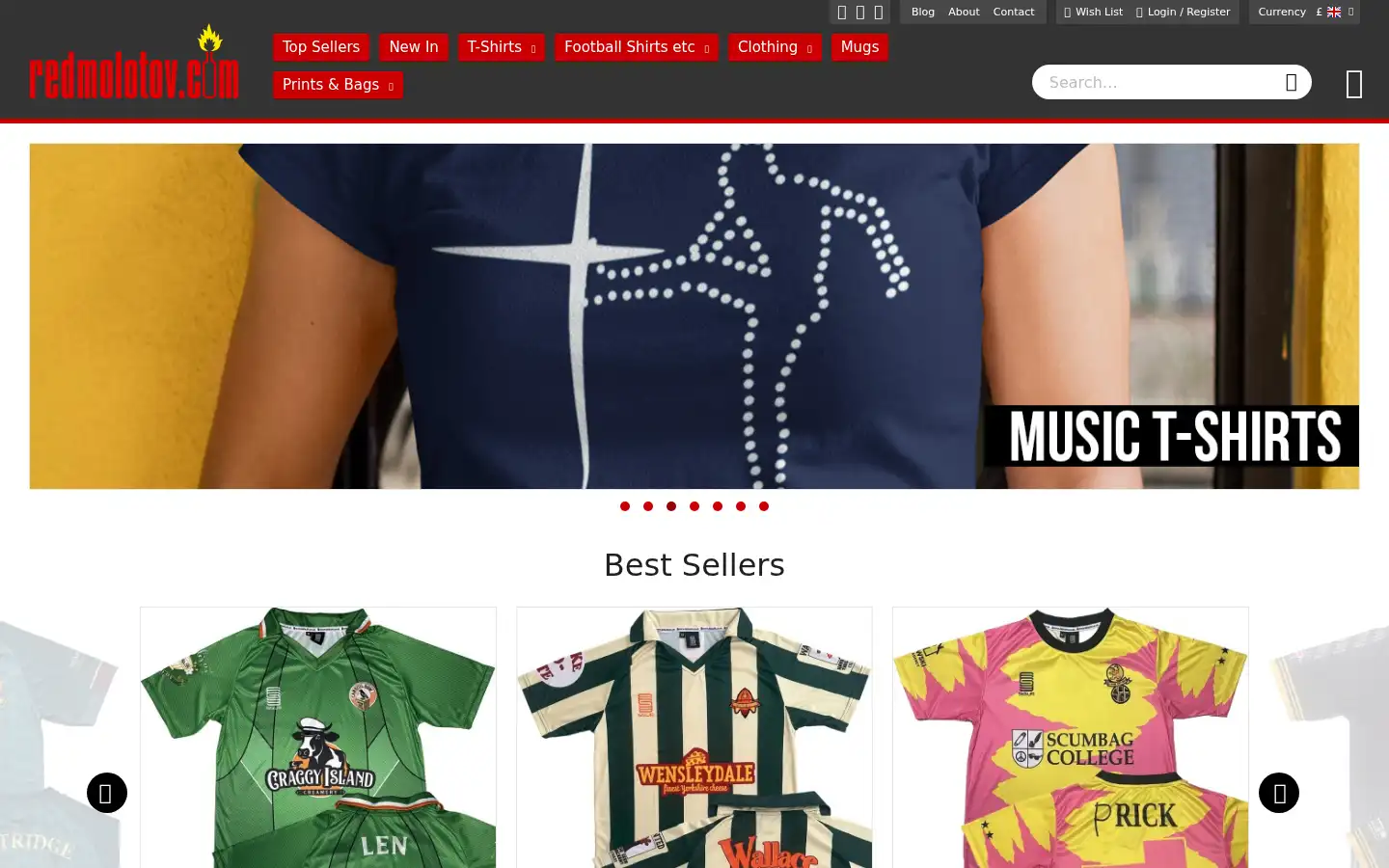 Screenshot of redmolotov.com