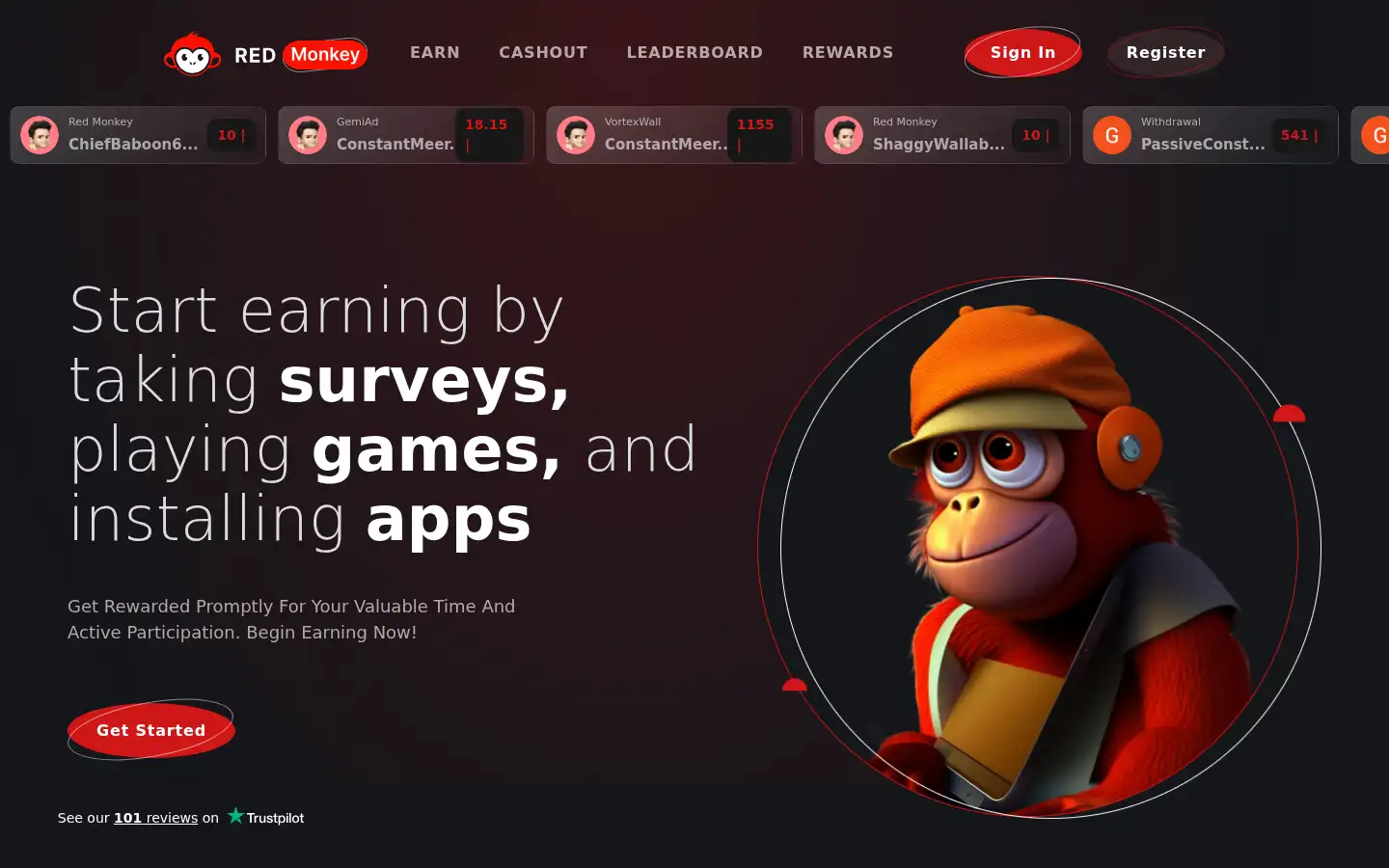 Screenshot of redmonkey.app