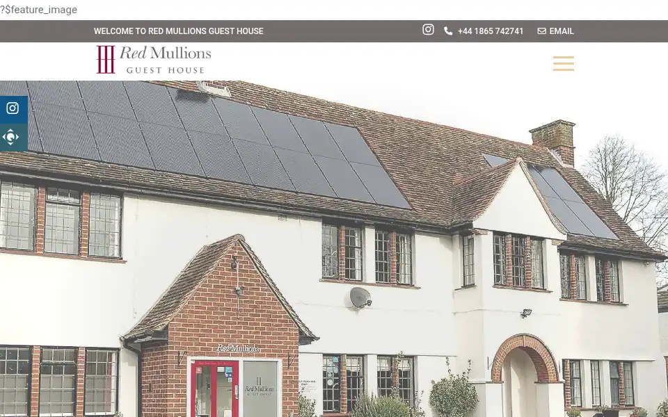 Screenshot of redmullions.co.uk