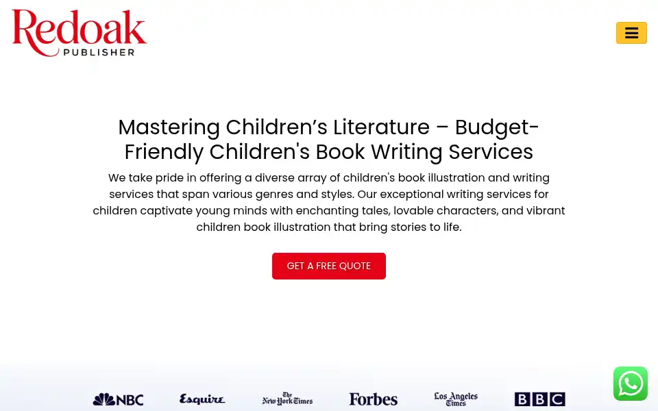 Screenshot of redoakpublisher.com