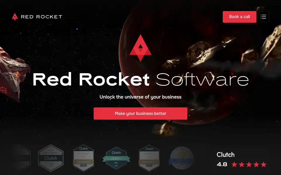 Screenshot of redrocket.software