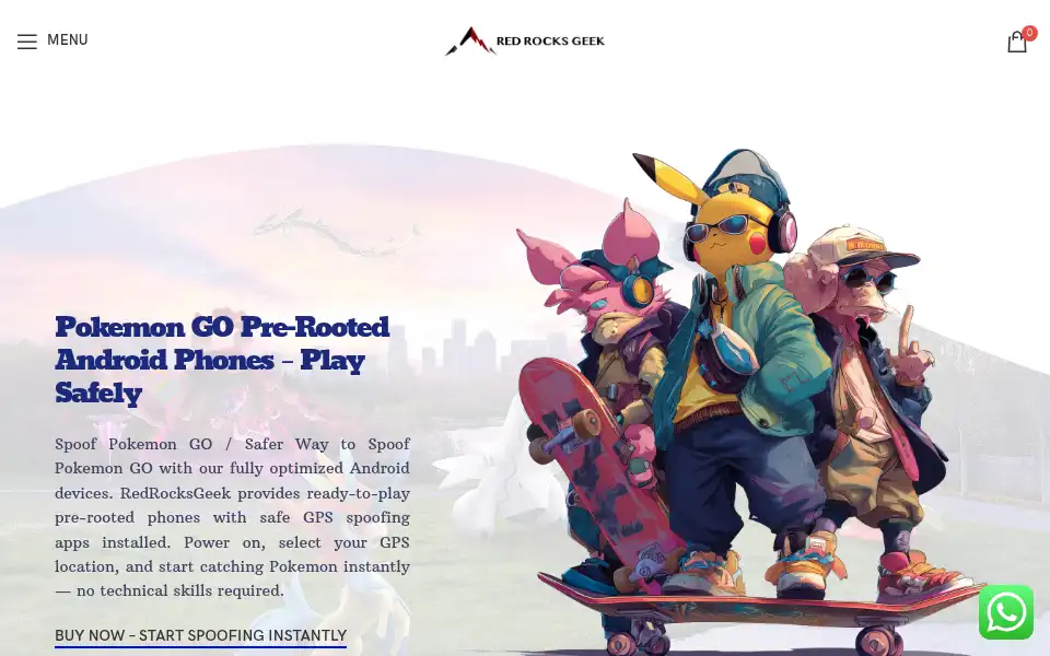 Screenshot of redrocksgeek.com