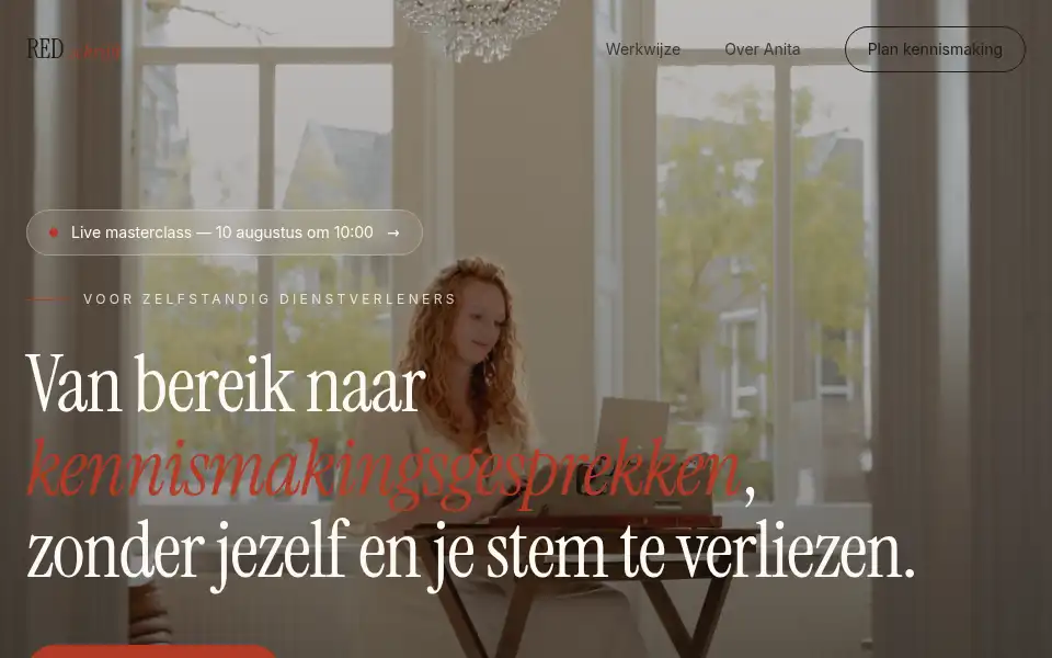 Screenshot of redschrijft.nl
