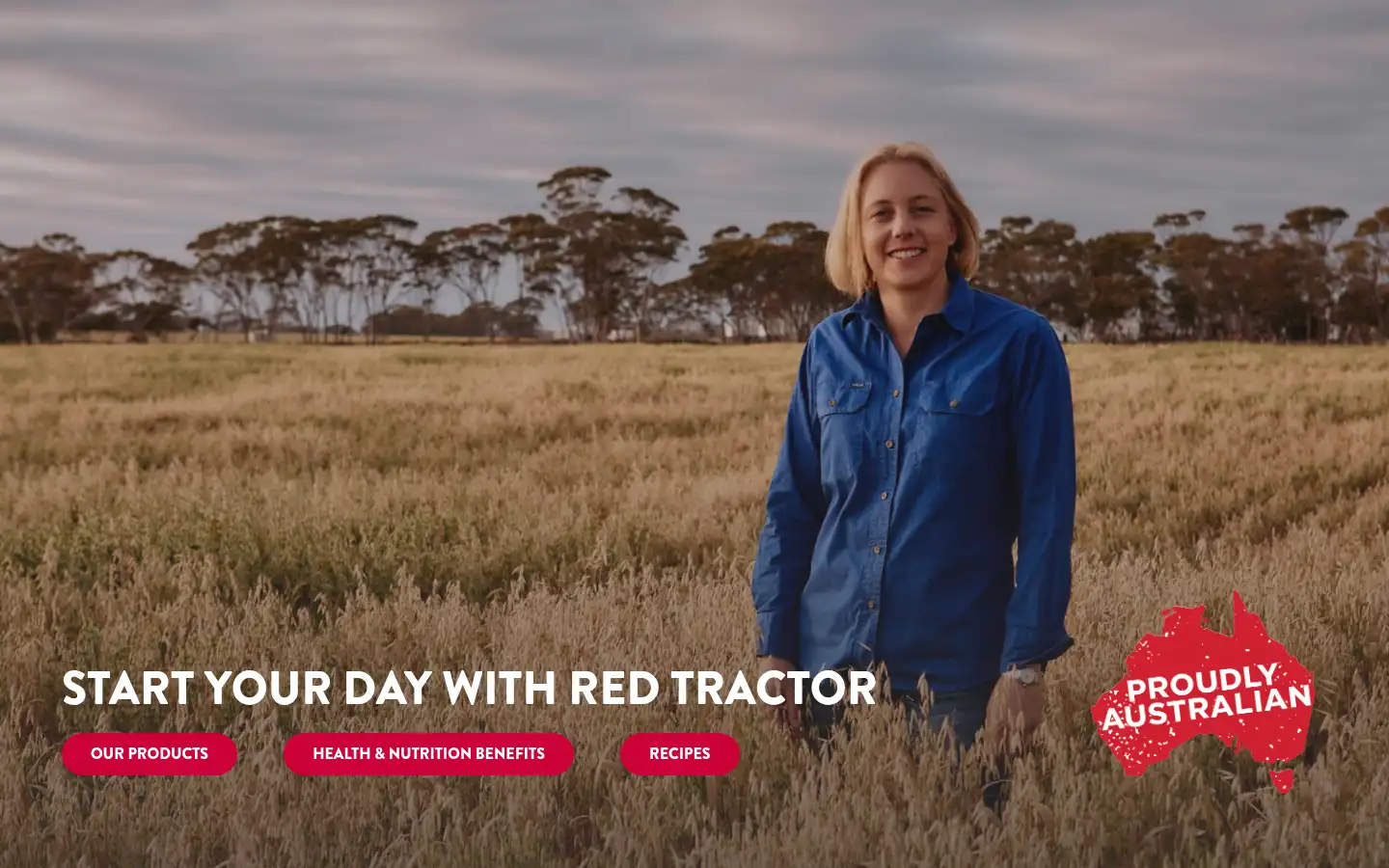 Screenshot of redtractorfoods.com.au