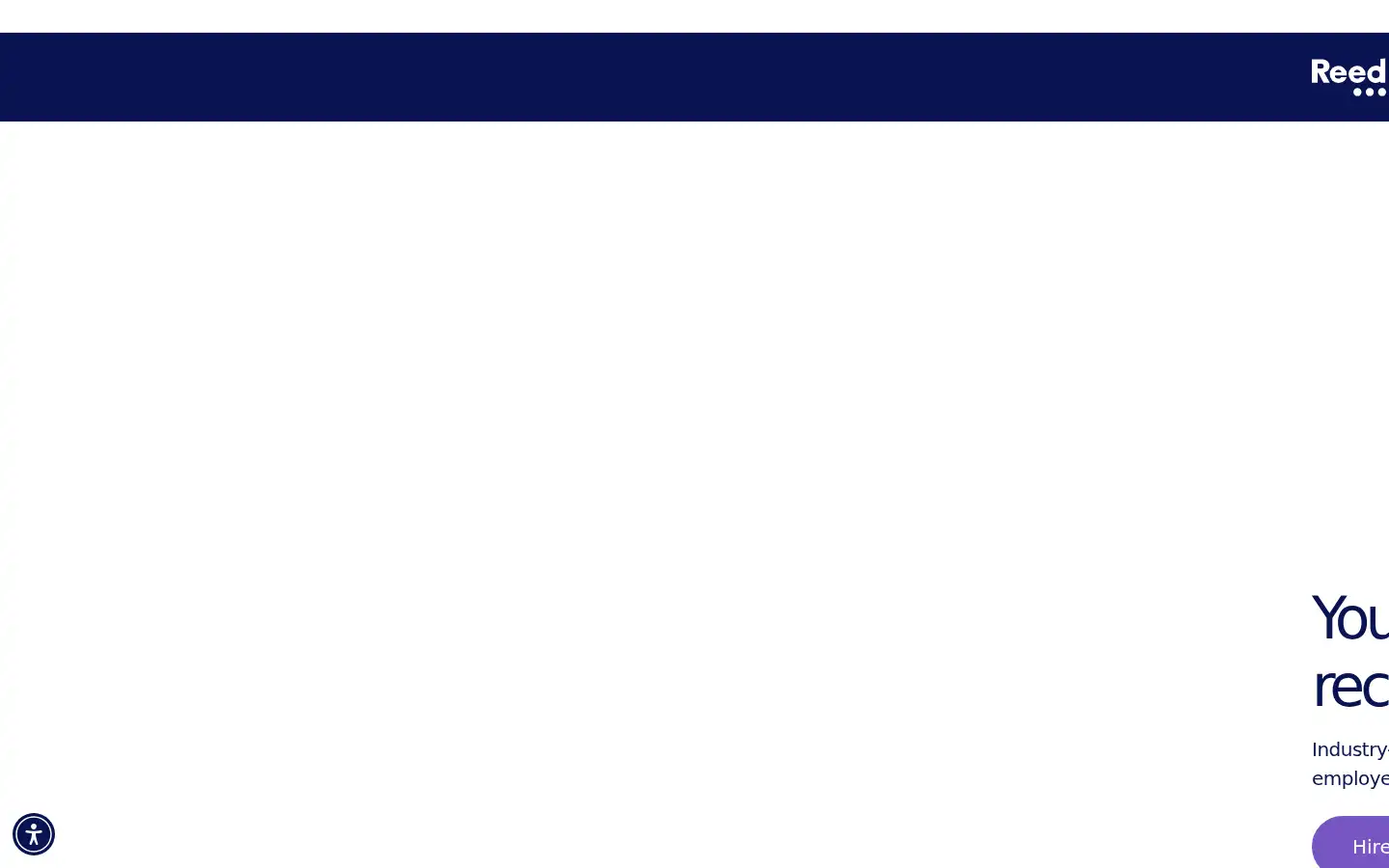 Screenshot of reed.com