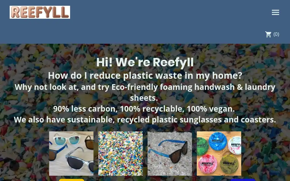 Screenshot of reefyll.com