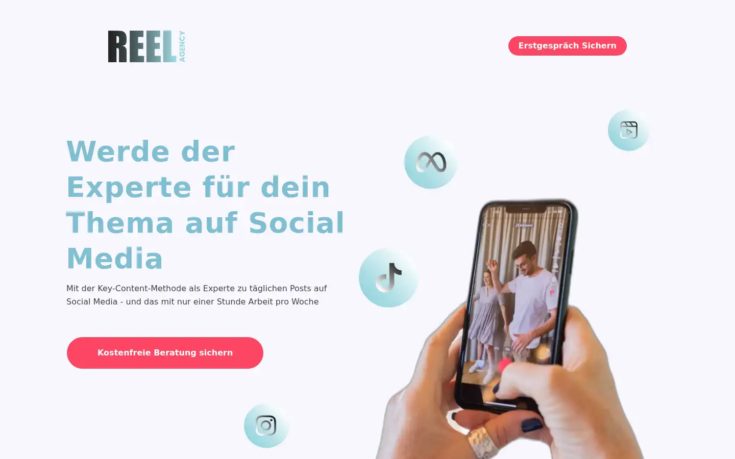 Screenshot of reelagency.de