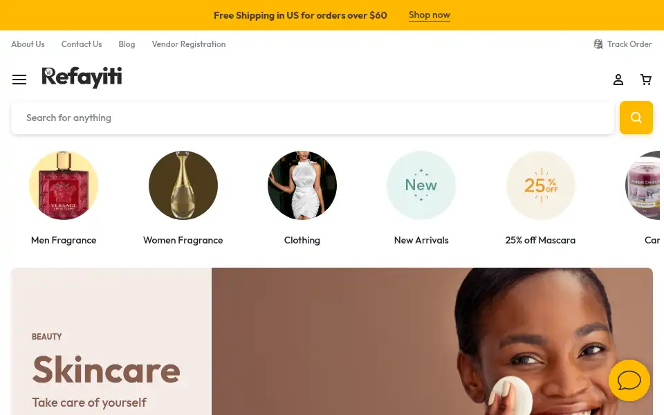 Screenshot of refayiti.com