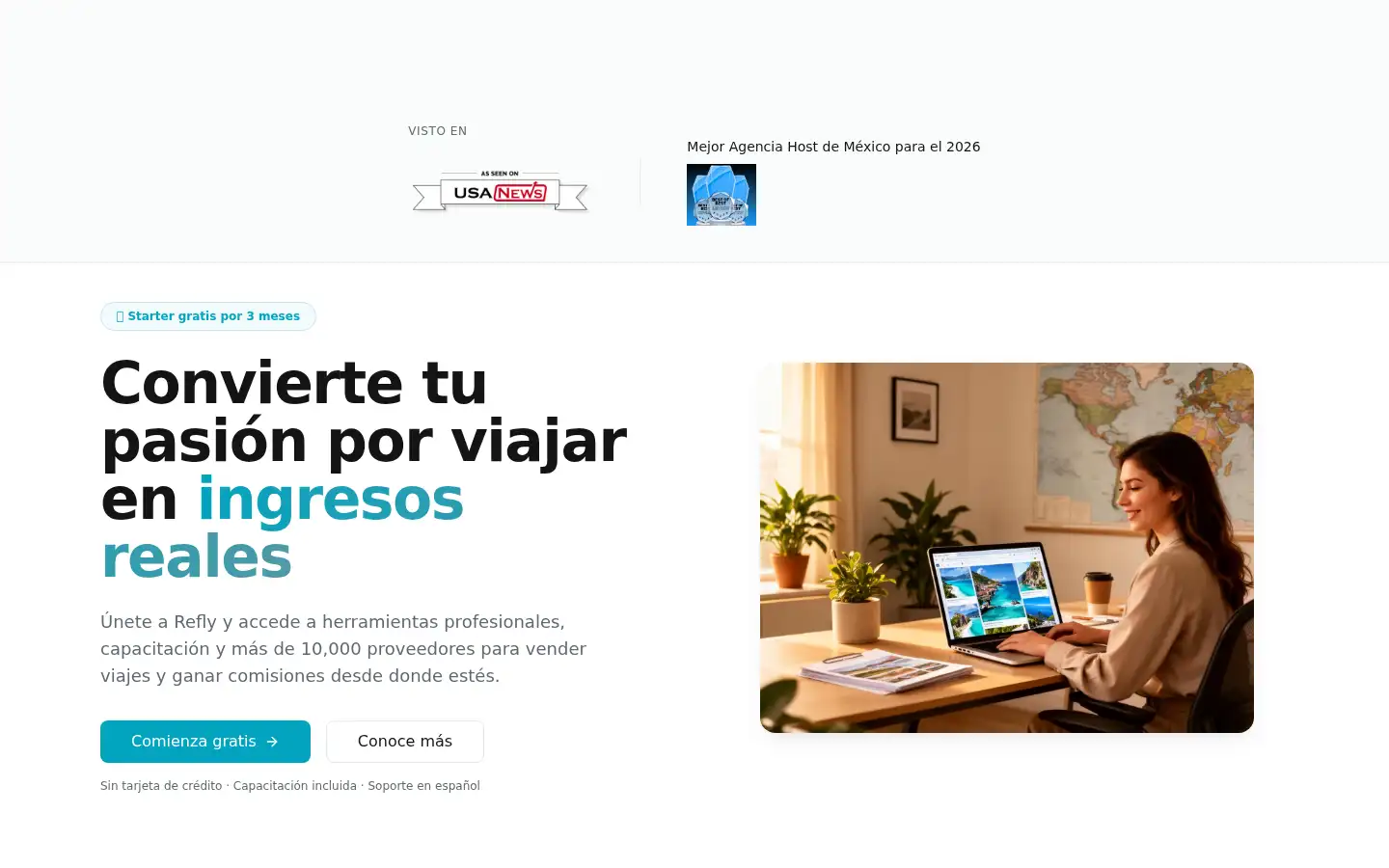 Screenshot of reflytravel.com