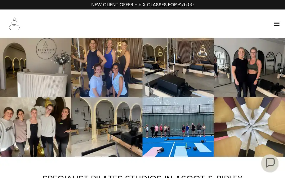 Screenshot of reformastudios.co.uk