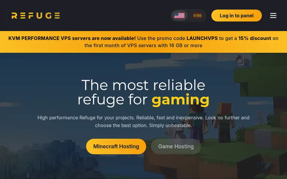 Screenshot of refugenodes.com