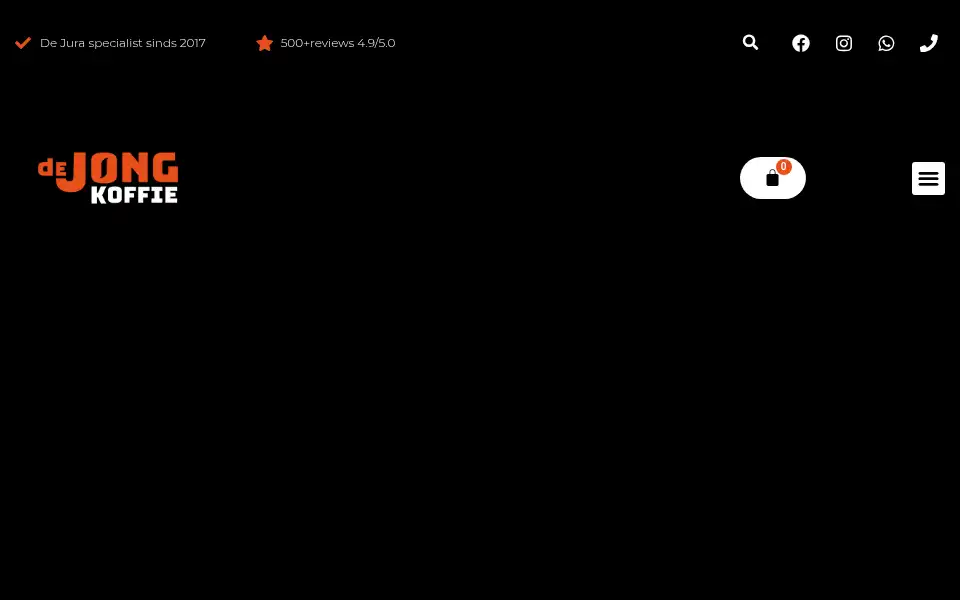 Screenshot of refurbishedkoffiemachine.nl