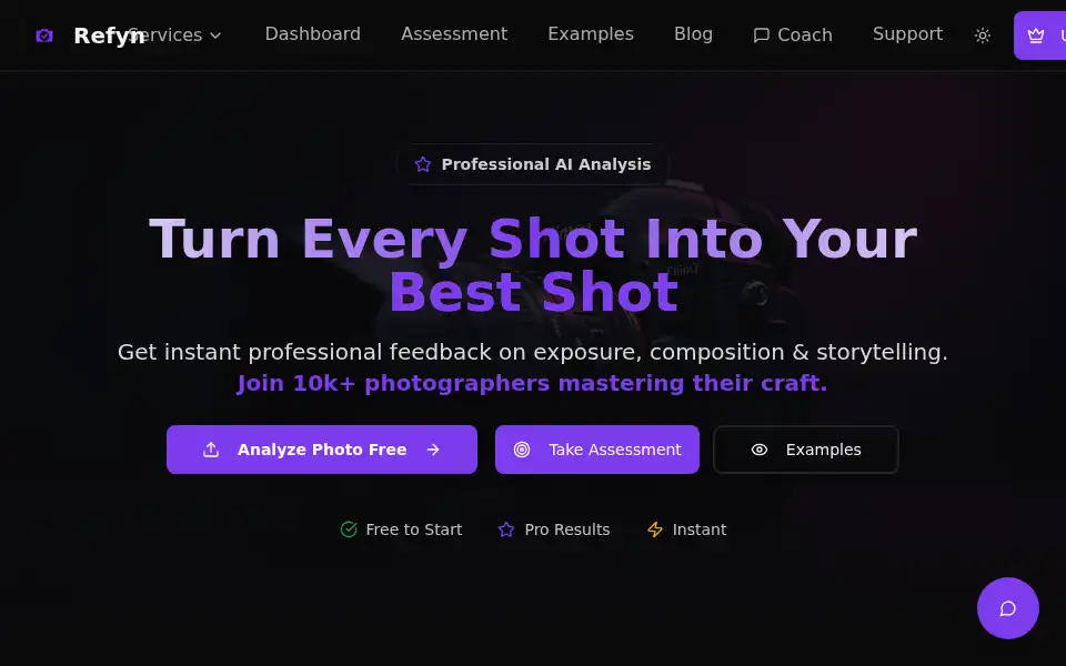 Screenshot of refynanalytics.com