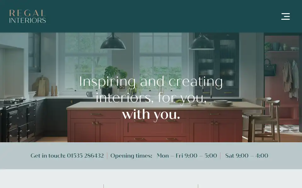 Screenshot of regalinteriors.co.uk