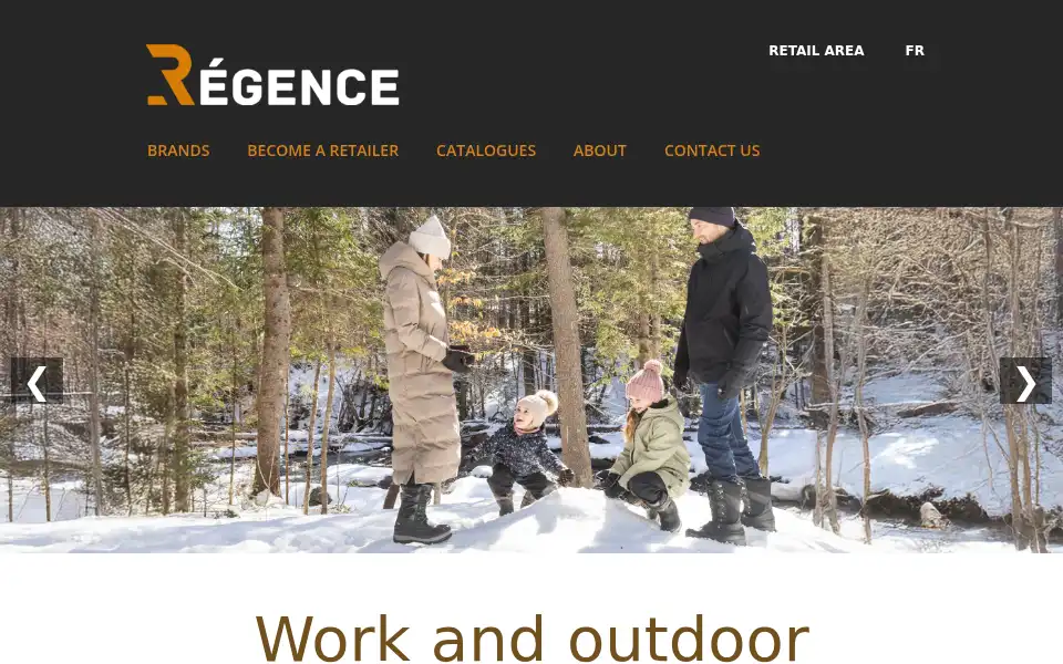 Screenshot of regence.ca