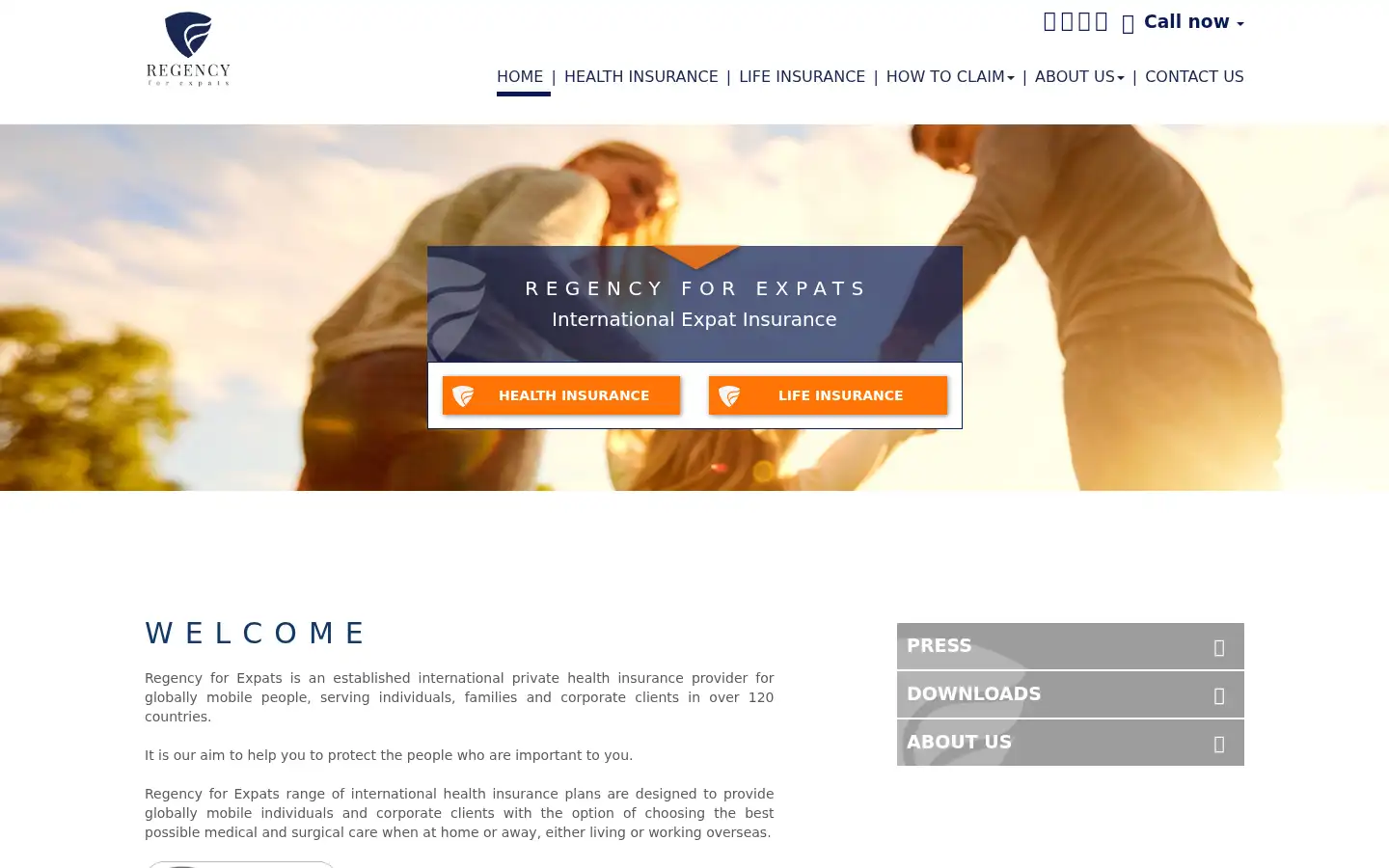 Screenshot of regencyforexpats.com