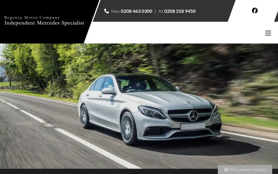 Screenshot of regencymotors.co.uk