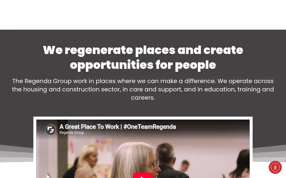 Screenshot of regendagroup.co.uk