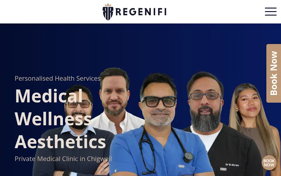 Screenshot of regenifi.com