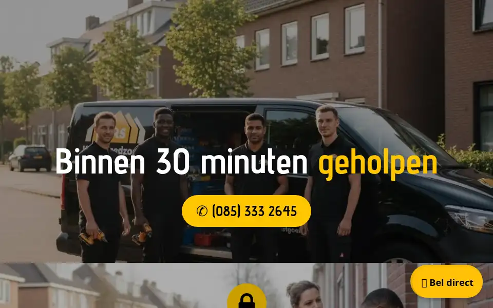 Screenshot of regionale-slotenmaker.nl