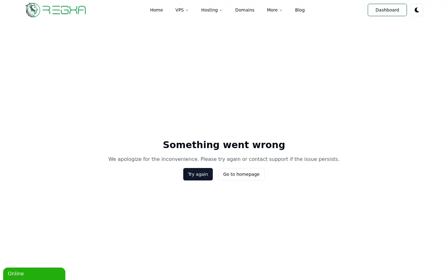 Screenshot of regxa.com