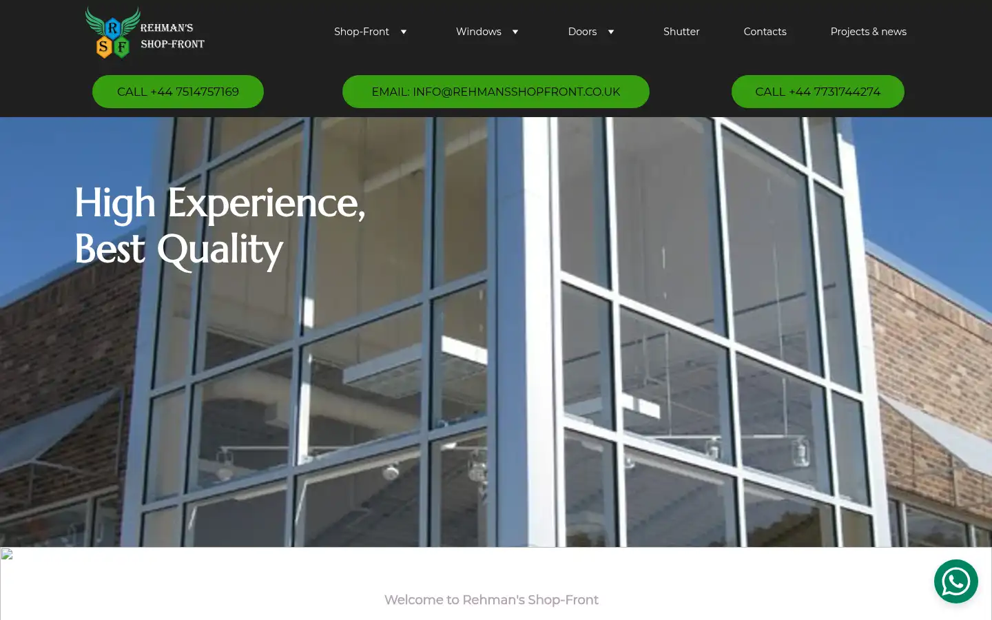 Screenshot of rehmansshopfront.co.uk