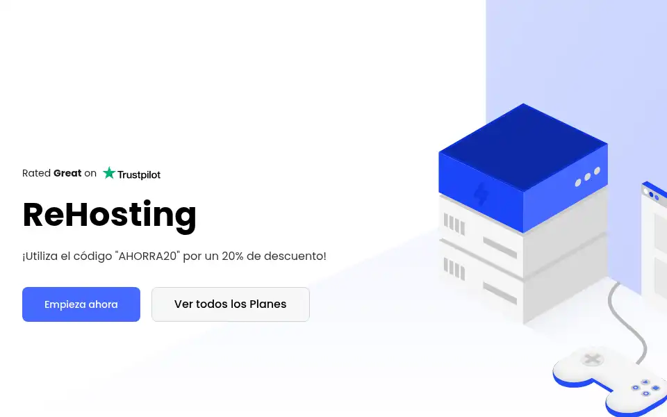 Screenshot of rehosting.mx