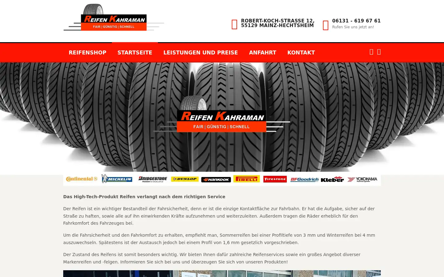 Screenshot of reifen-kahraman.de