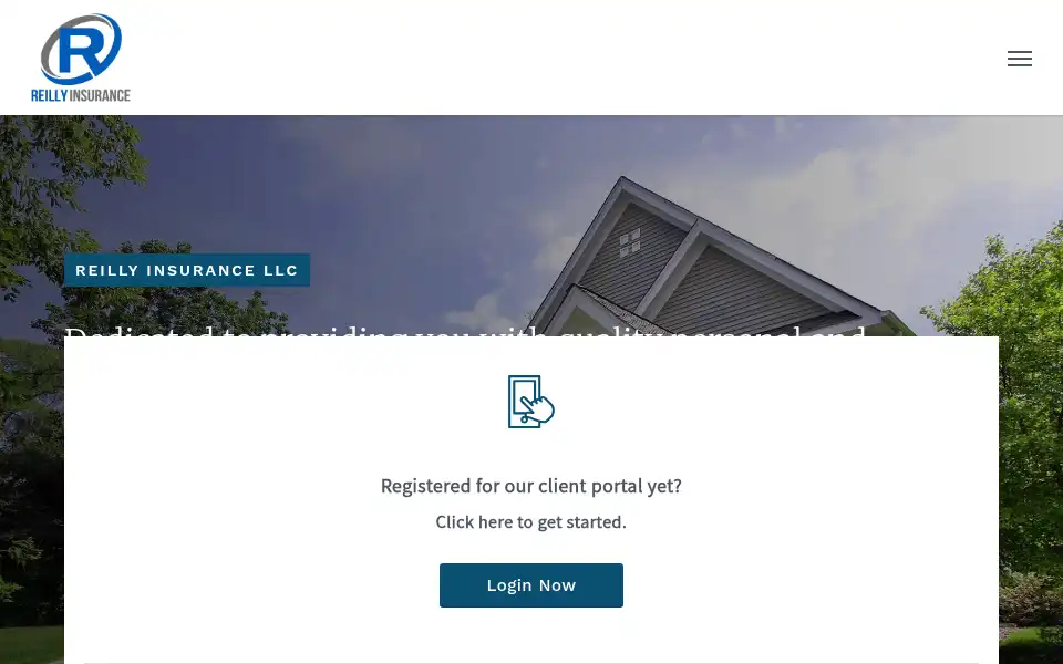 Screenshot of reillyinsurancellc.com