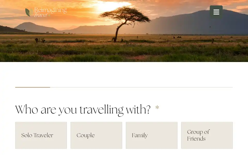 Screenshot of reimaginingtravel.com