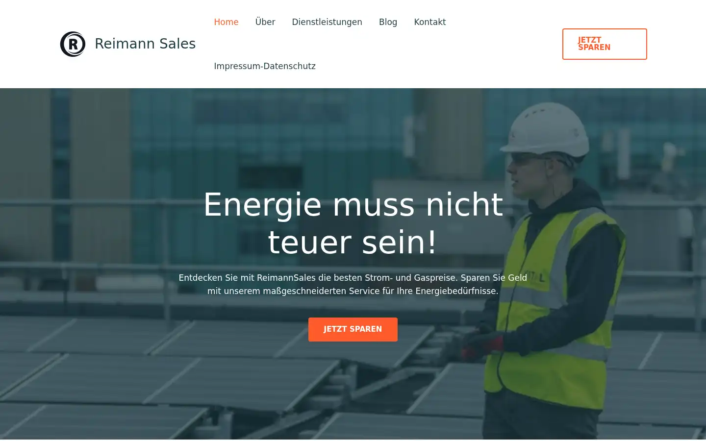 Screenshot of reimannsales.de