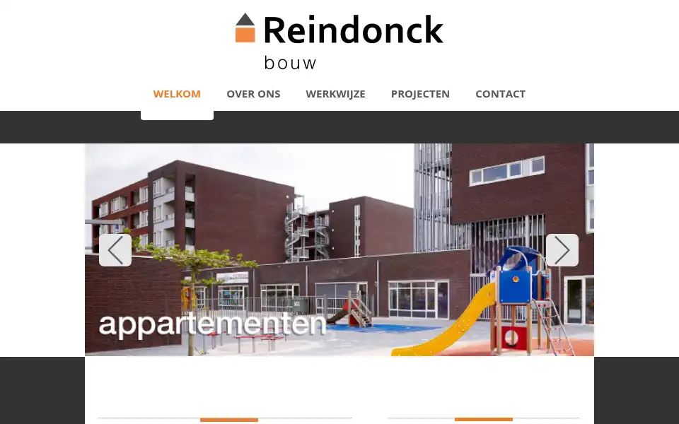 Screenshot of reindonck.nl