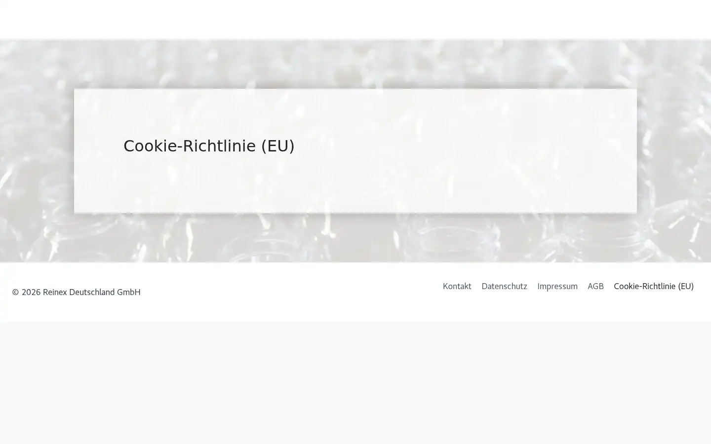 Screenshot of reinexchemie.de