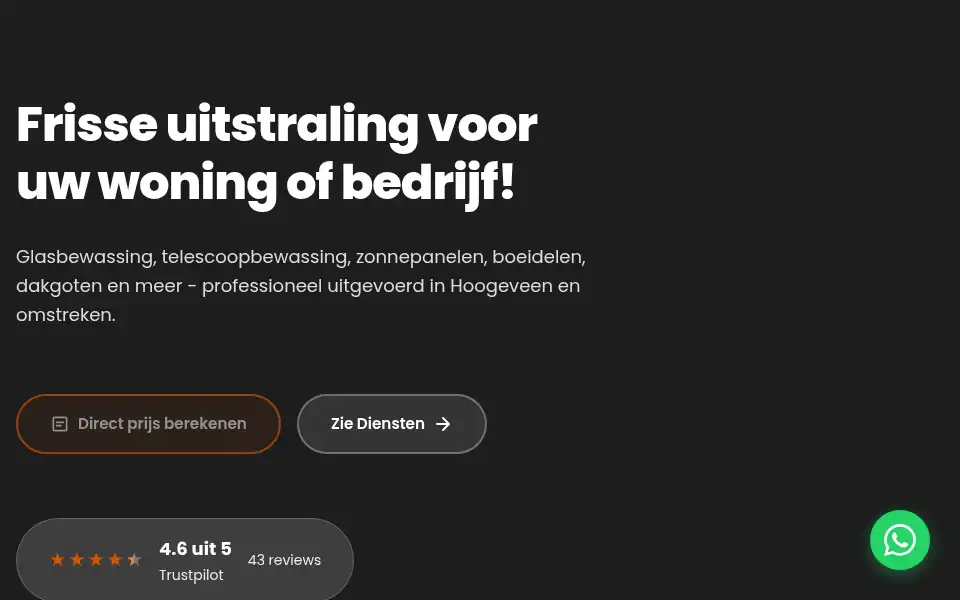 Screenshot of reinigingsbedrijfkruize.nl