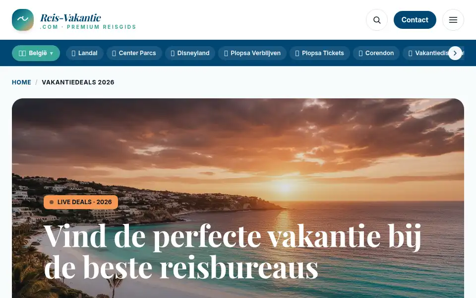 Screenshot of reis-vakantie.com