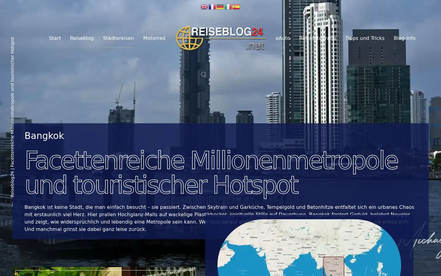 Screenshot of reiseblog24.net