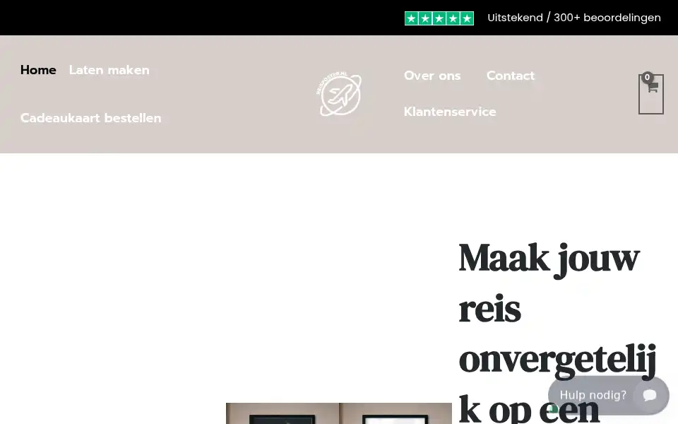 Screenshot of reisposter.nl