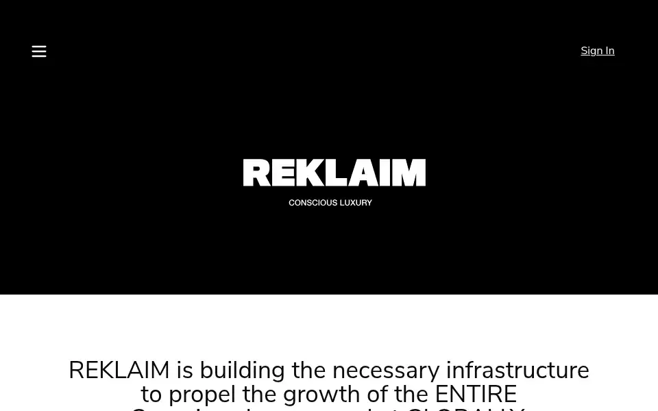 Screenshot of reklaim.net