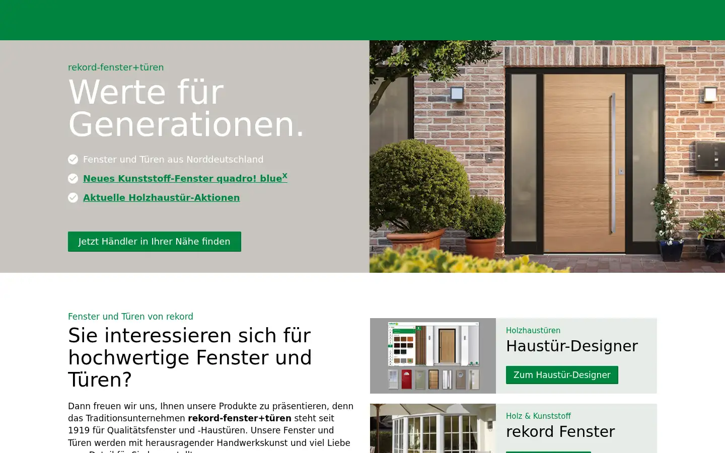 Screenshot of rekord.de