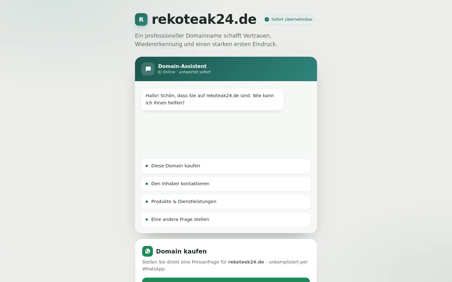 Screenshot of rekoteak24.de