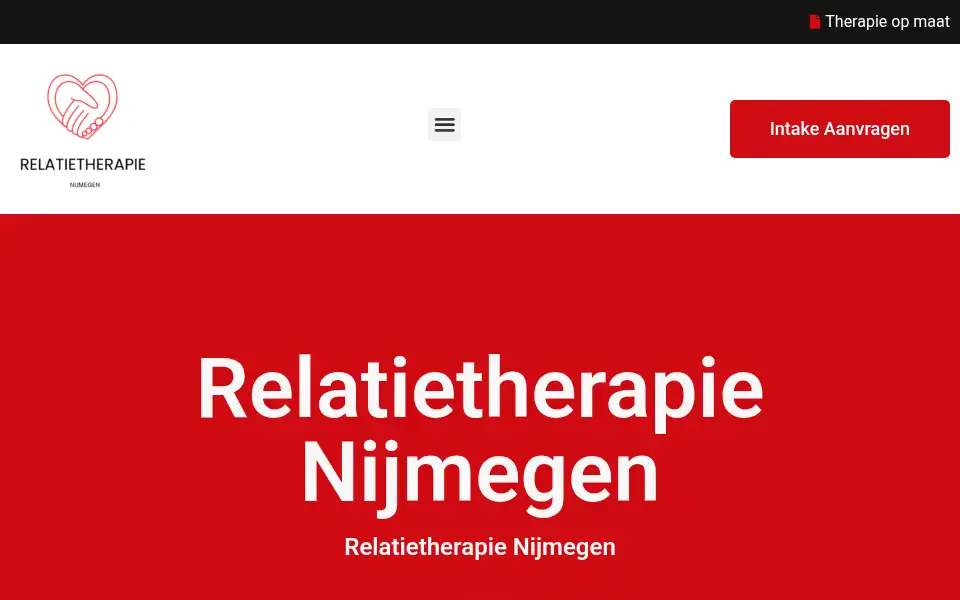 Screenshot of relatietherapienijmegen.net