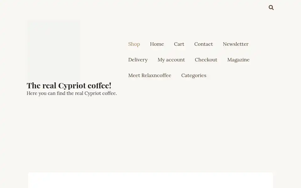 Screenshot of relaxncoffee.eu