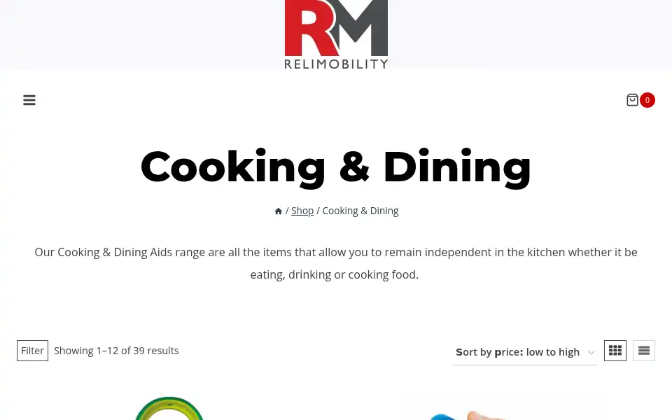 Screenshot of relimobility.co.uk